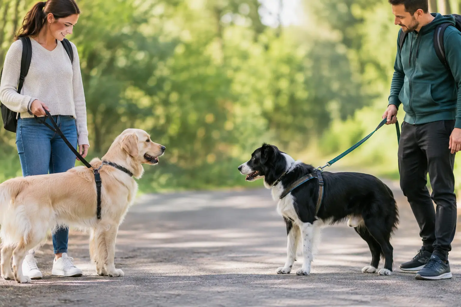 Leinenführung in Begegnungssituationen mit Hund